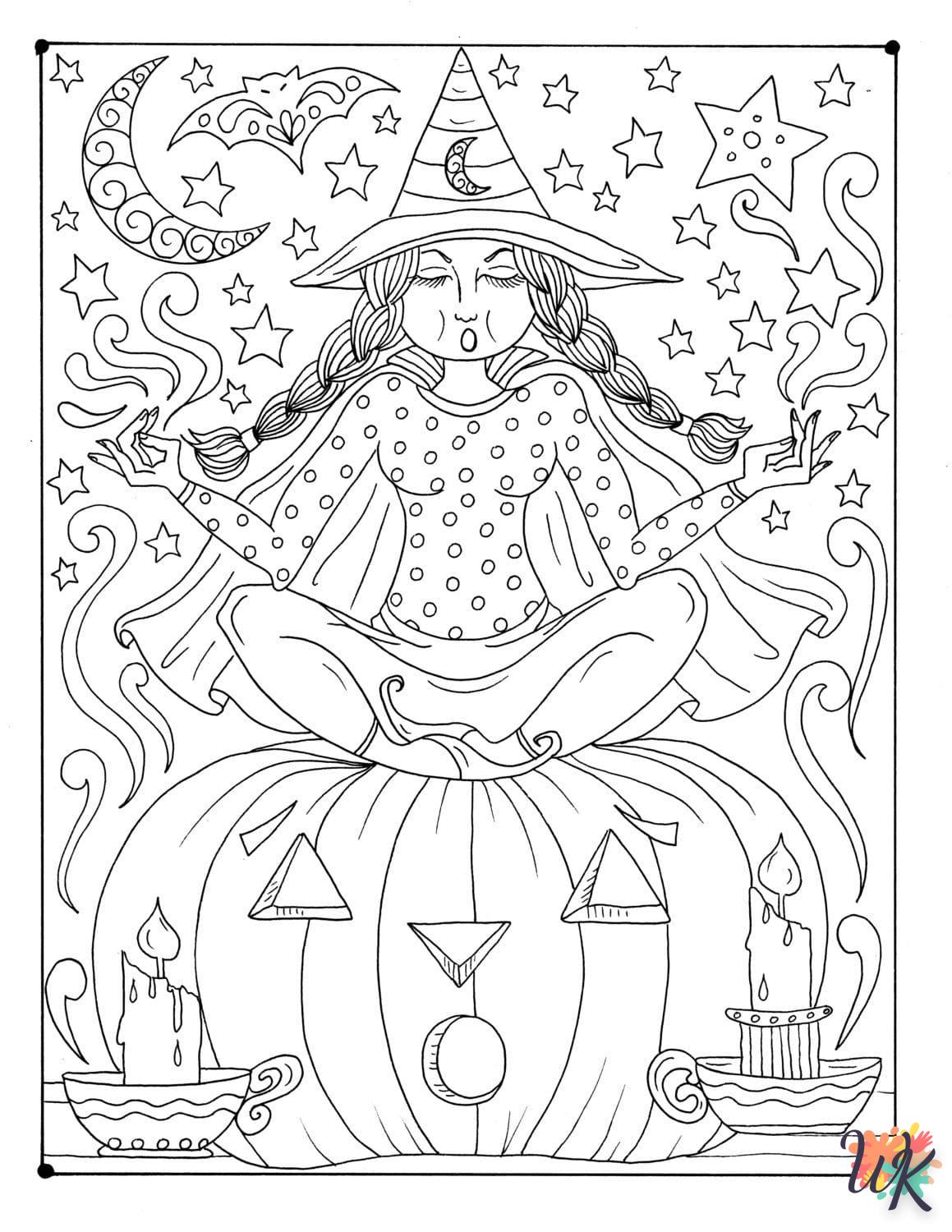 Strega 72 Disegni da Colorare Strega 70